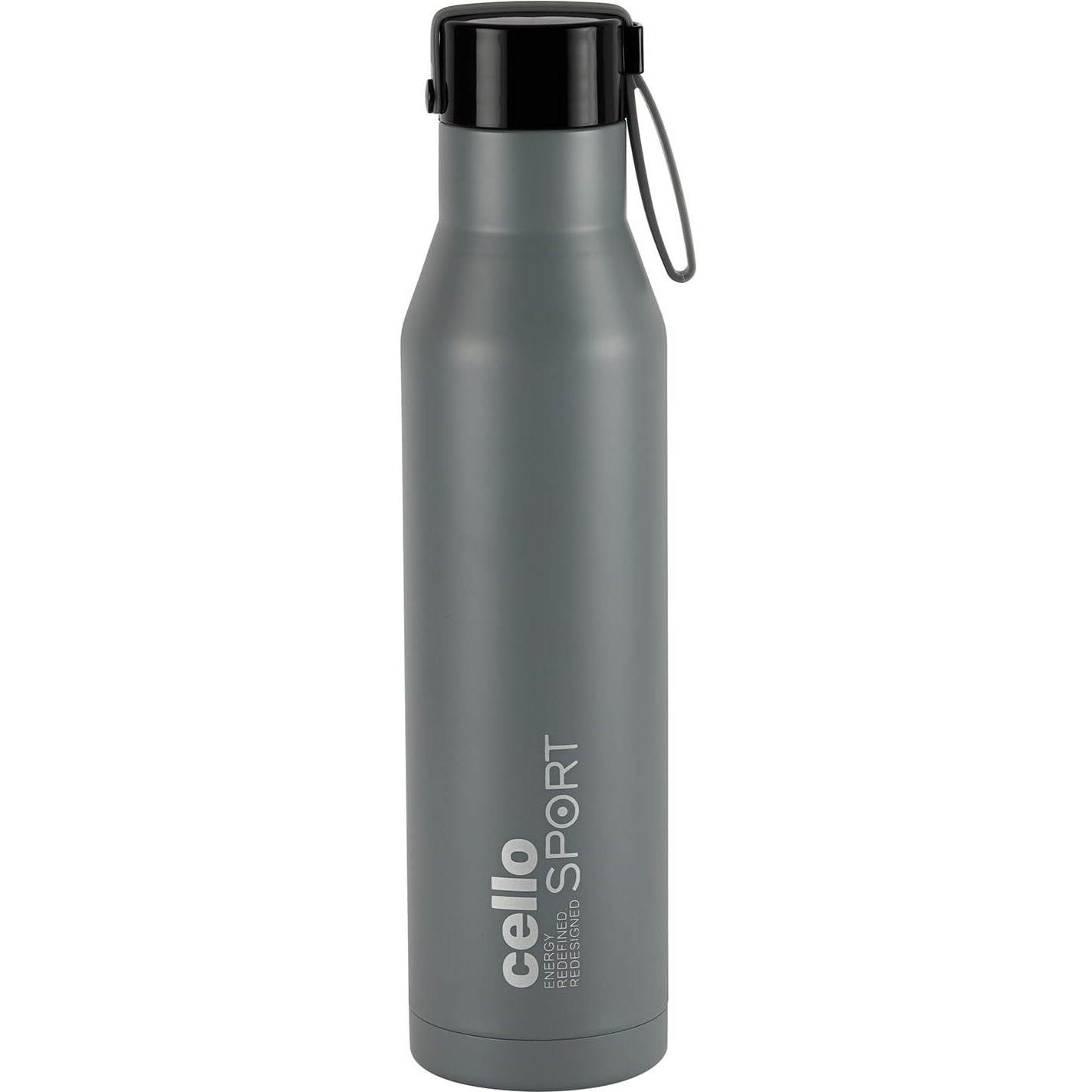 Cello Maestro Thermosteel Flask, 1 Litre, Grey | 24 Hours Hot & Cold Stainless Steel Bottle | Leak Proof & Screw Top Lid | Ideal for Office, Gym, Home, Kitchen, Hiking, Trekking, Travel Bottle