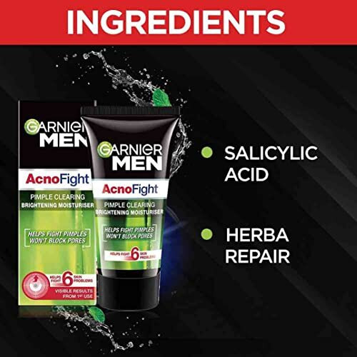 Garnier Men Acno Fight Pimple Clearing Brightening Cream Moisturizer, 45G