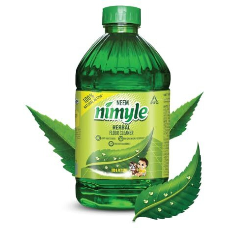 Nimyle ITC s Eco Friendly Floor Cleaner Liquid, Herbal 2L, with Power of Neem for 99.9% Anti Bacterial Protection, Surface Cleaner