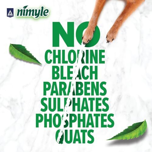 Nimyle ITC s Eco Friendly Floor Cleaner Liquid, Herbal 2L, with Power of Neem for 99.9% Anti Bacterial Protection, Surface Cleaner