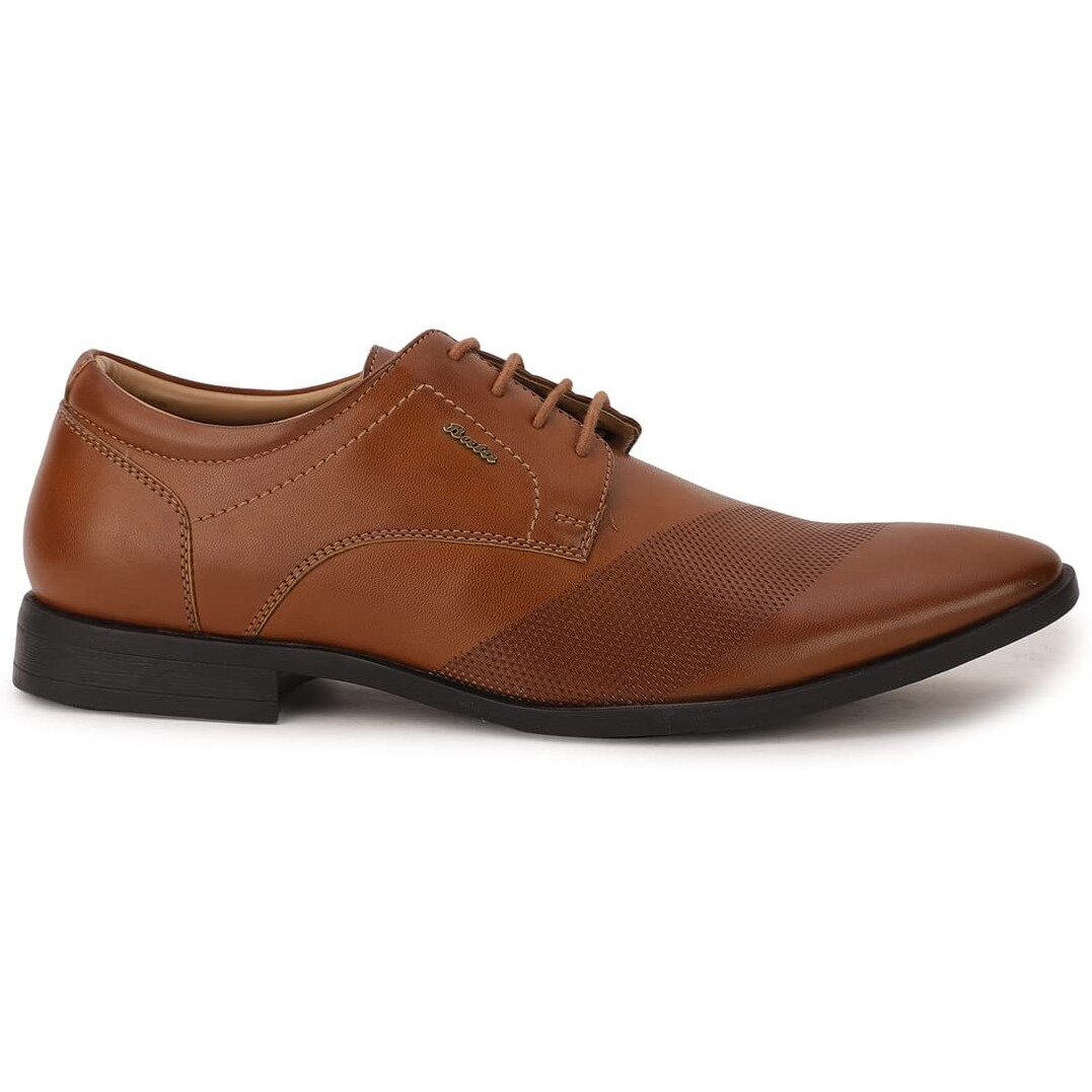 Bata Mens VARYS Derby Tan Formal Shoes