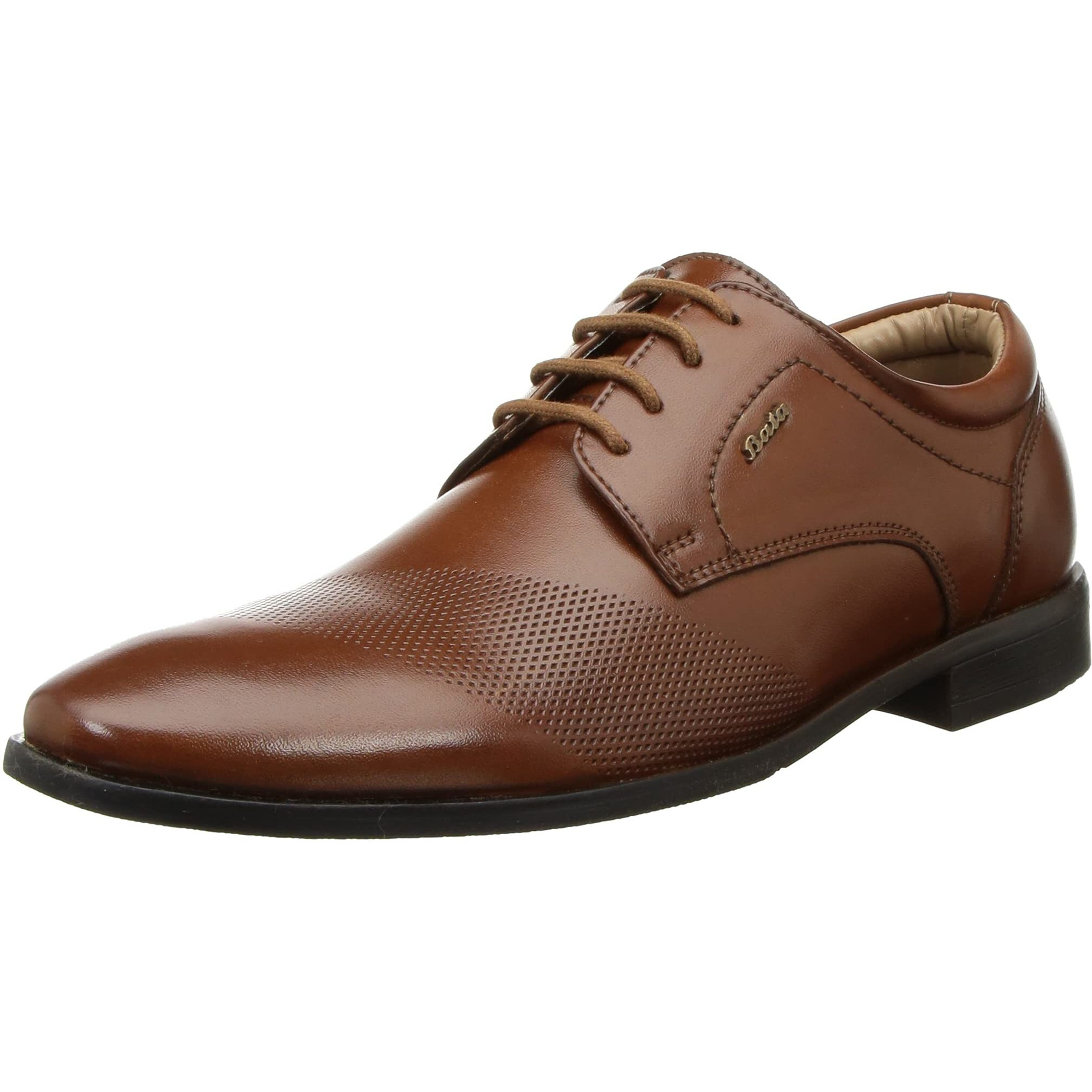 Bata Mens VARYS Derby Tan Formal Shoes