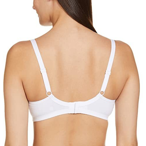 Enamor A042 Side Support Shaper Supima Cotton Everyday Bra - Non-Padded, Wirefree & High Coverage White