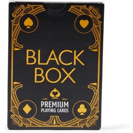 Black Box Premium Plastic Playing Card Game, Bridge Size, Regular Index, Pack Of 3 For Adult