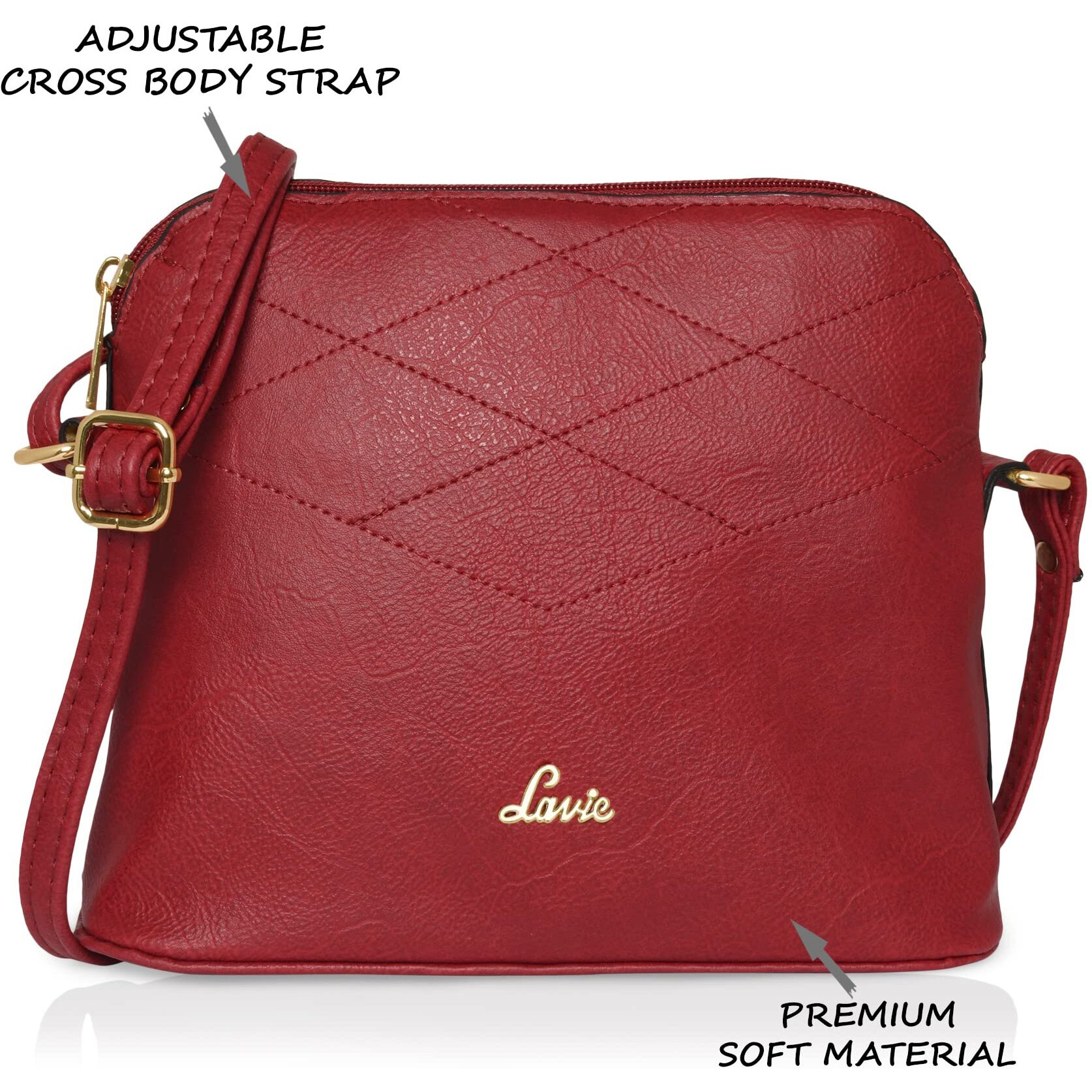 Lavie Women s Marma Dome Sling Bag | Ladies Purse Handbag