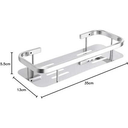 U-S-F BATH ACCESSORIES Elegance Stainless Steel Bathroom Shelf, Kitchen Shelf, Bathroom Shelf And Rack, Wall Storage Shelf, Bathroom Accessories-Pack Of 1