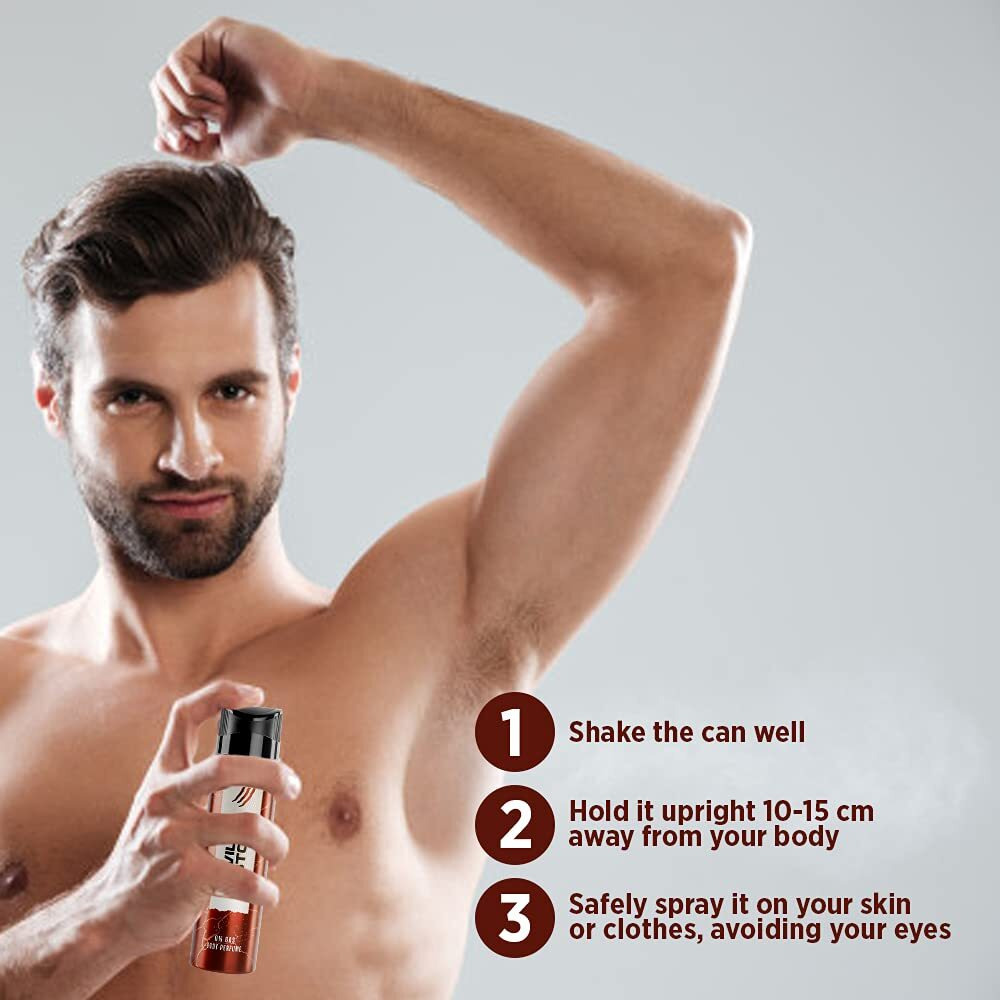 Wild Stone Bronze Pefume Body Spray, No Gas Deodorant for Men, 120ml