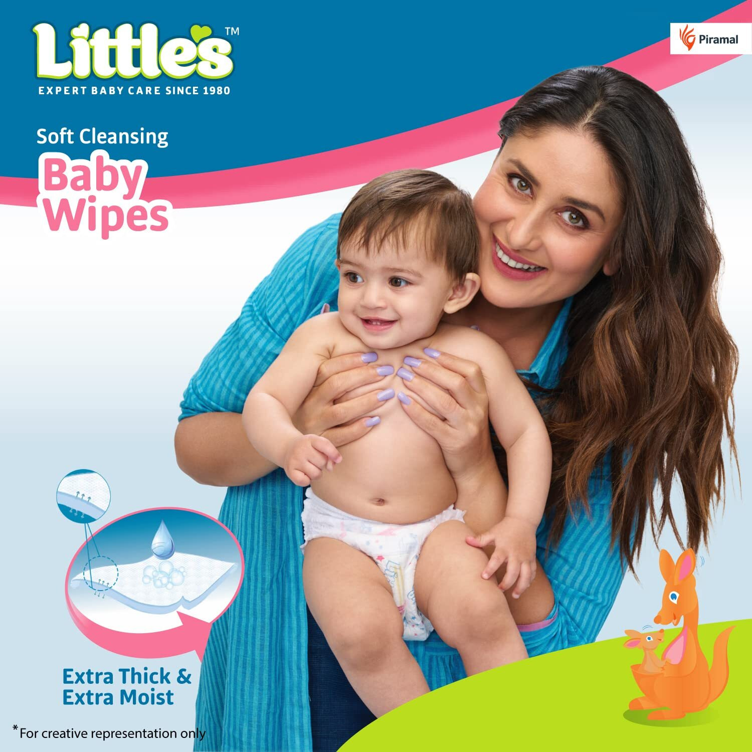 Little s Soft Cleansing Baby Wipes | 80 Wipes x 5 - 400 Wipes | Extra Thick & Moist Wet Wipes for Baby s | Prevents Rashes & Redness with Goodness of Aloe Vera, Vitamin E & Jojoba Oil