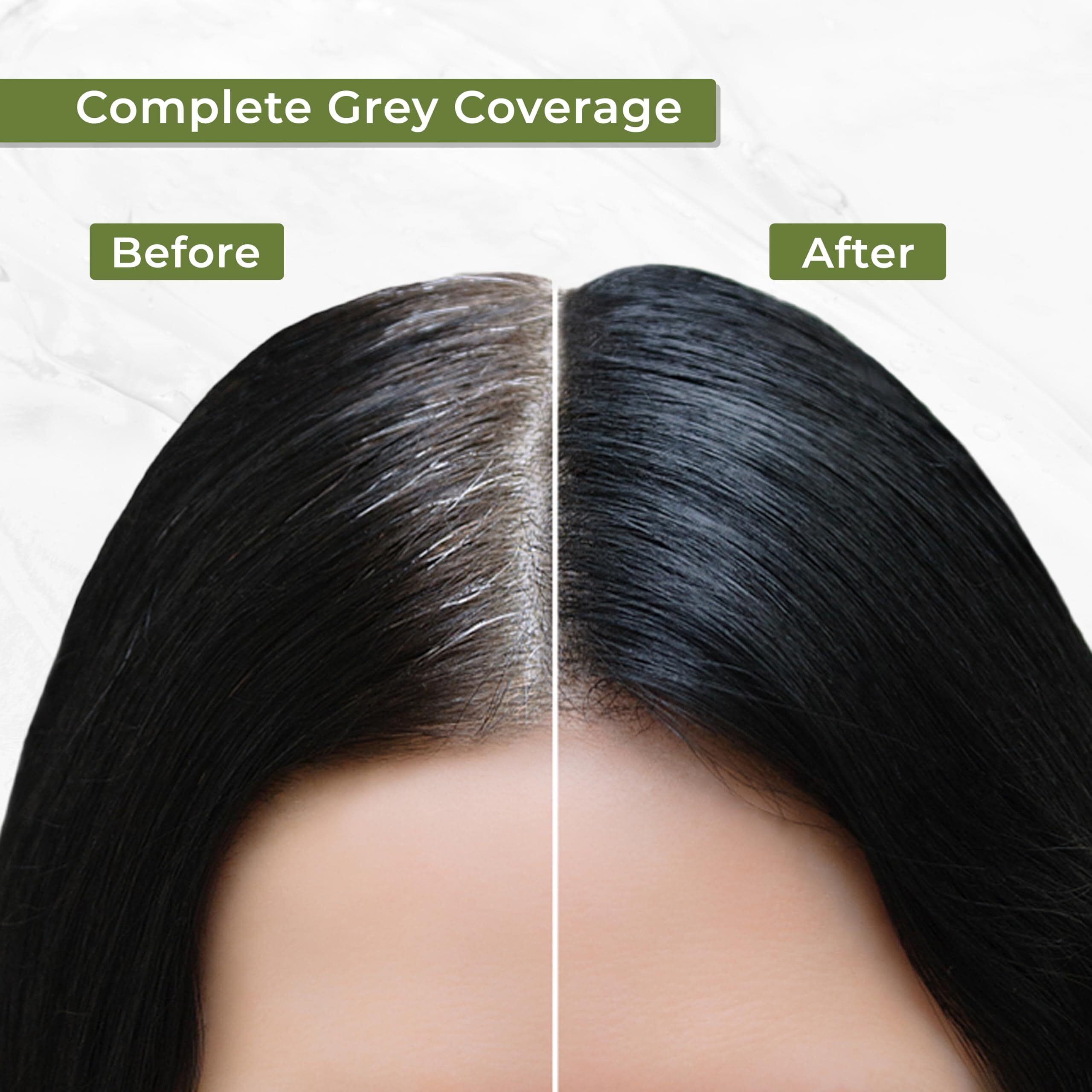 INDUS VALLEY Damage Free Natural Gel Hair Colour for Women | Ammonia & PPD Free Organic Hair Colour with 100% Grey Coverage, Long Lasting Conditioning Hair Color | Burgundy 3.6-220 ml