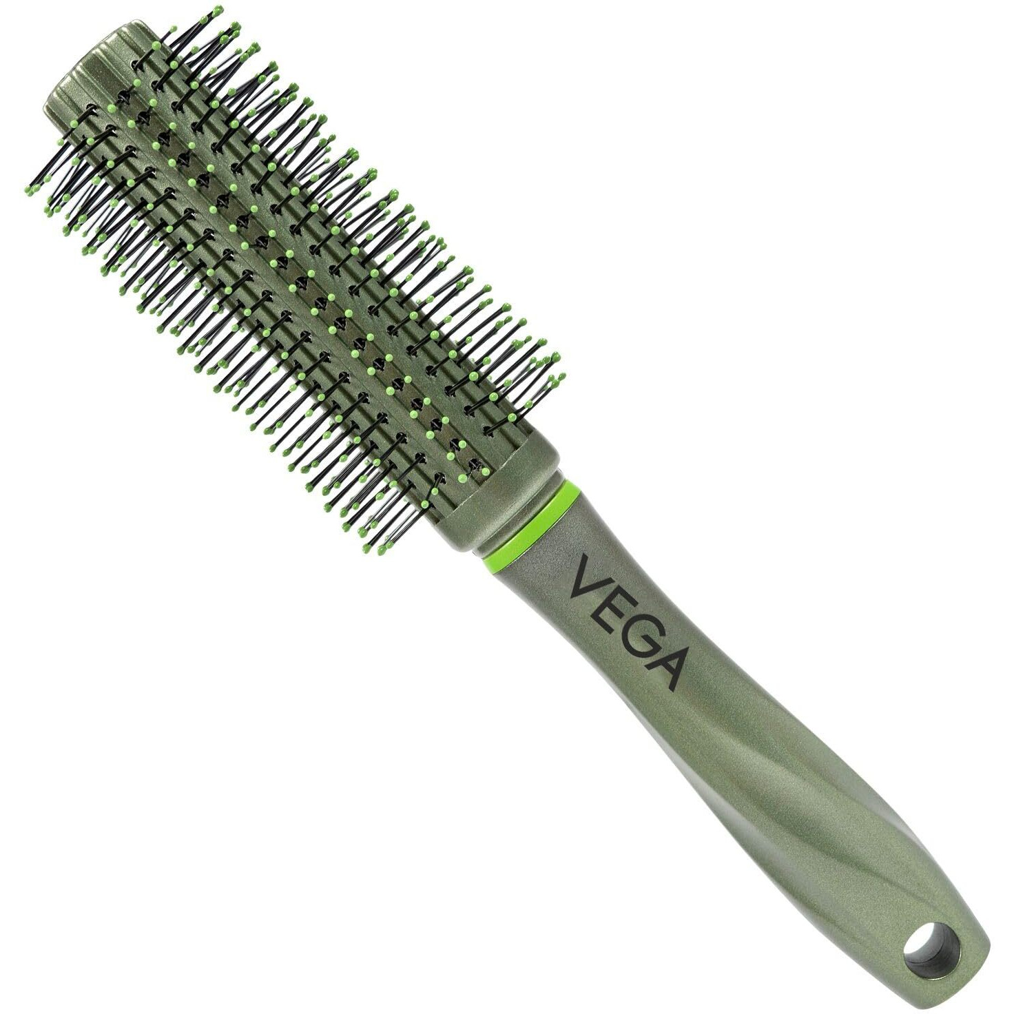 Vega Round Hair Brush (India s No.1* Hair Brush Brand) For Adding Curls, Volume & Waves In Hairs| Men and Women| All Hair Types (R13-RB)
