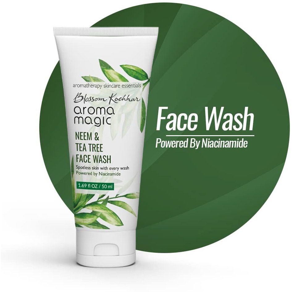 Aroma Magic Neem & Tea Tree Face Wash PWRD By Niacinamide (100*3ml)
