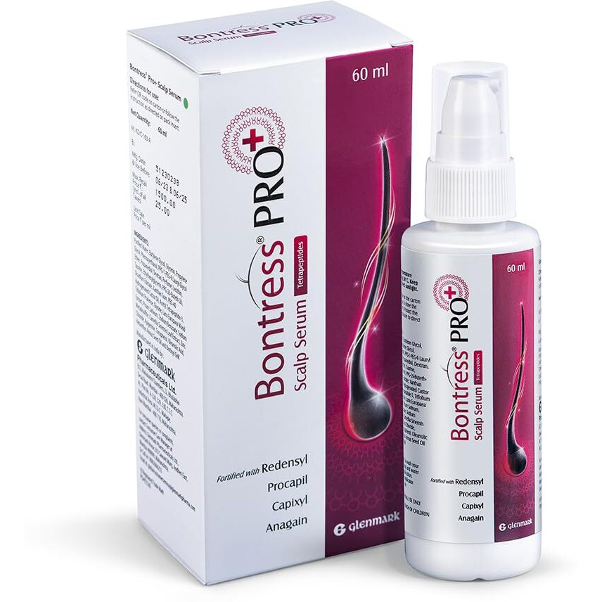 Bontress PRO+ Scalp Serum Fortified with Redensyl, Anagain, Capixyl,Procapil | Hair Serum for Hair Growth & Hair Fall 60ml