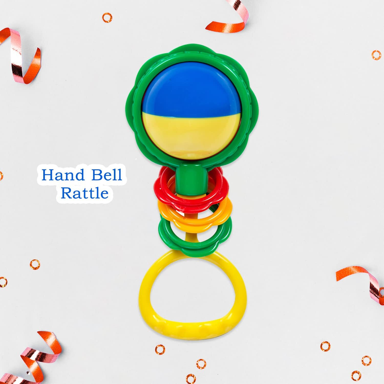 Mee Mee BPA Free Baby Rattles Set, Rattle Gift Set, Made of Food Grade Plastic, Grab Rattles and Soothing Teethers for Babies & Infants, Early Age Toys for Kids, Girls & Boys (Pack of 7, Multicolor)