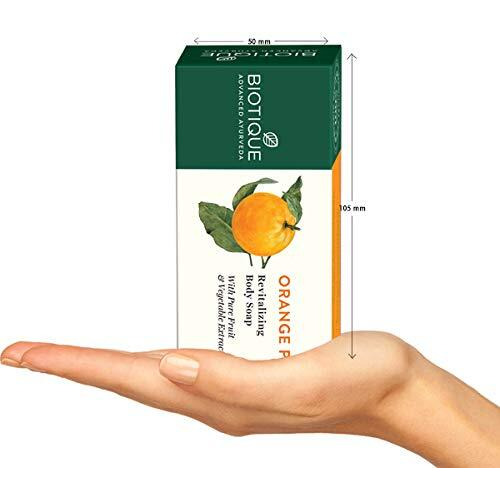 Biotique Bio Orange Peel Revitalizing Body Soap, 150g (Pack Of 2)