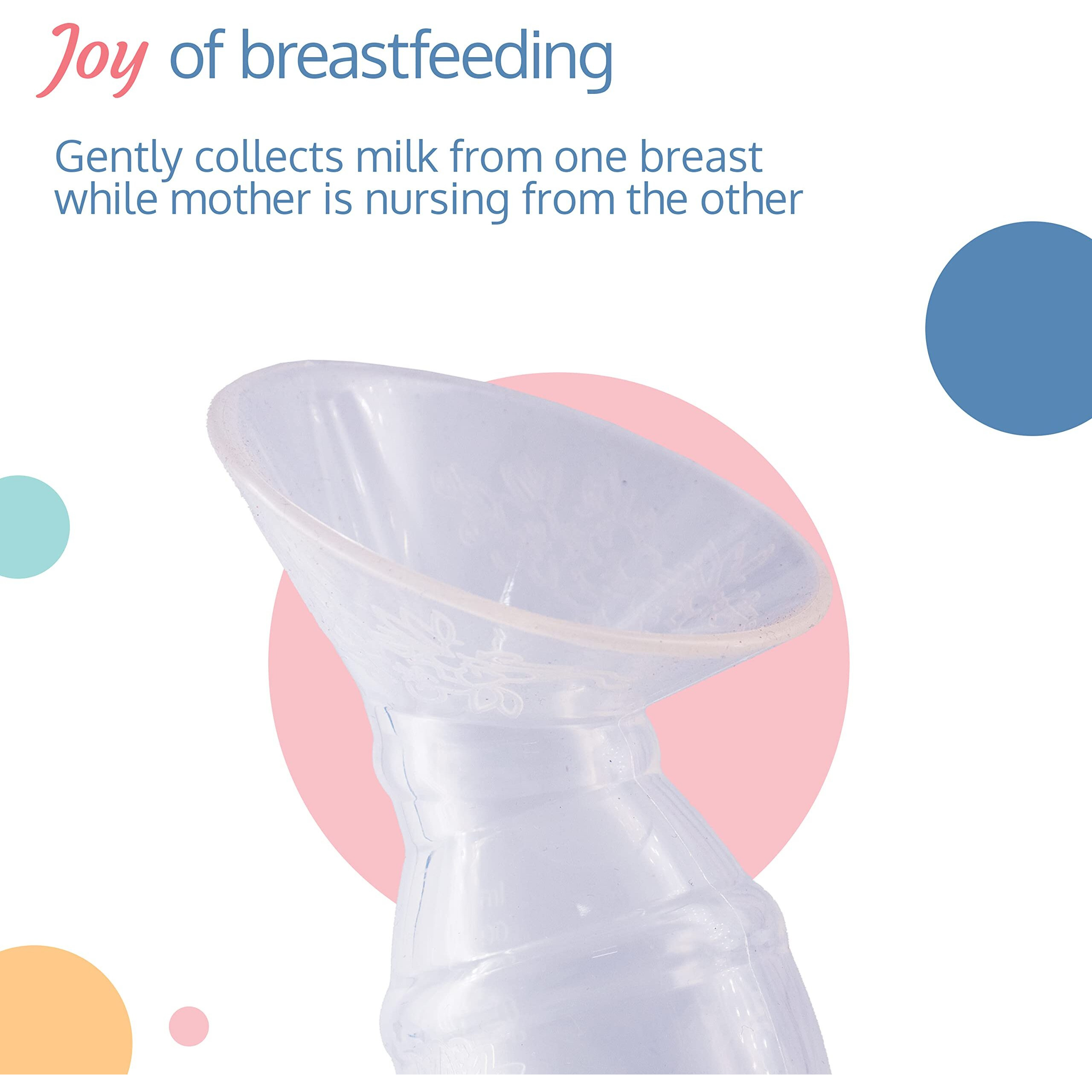 LuvLap Silicone Breast Milk Saver Pump, 100ml