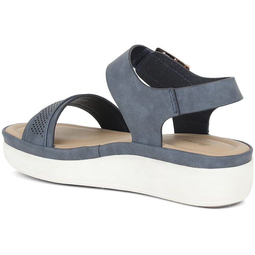Bata Comfit Women s CICILIA SANDAL (6619969_BLUE_4 UK)