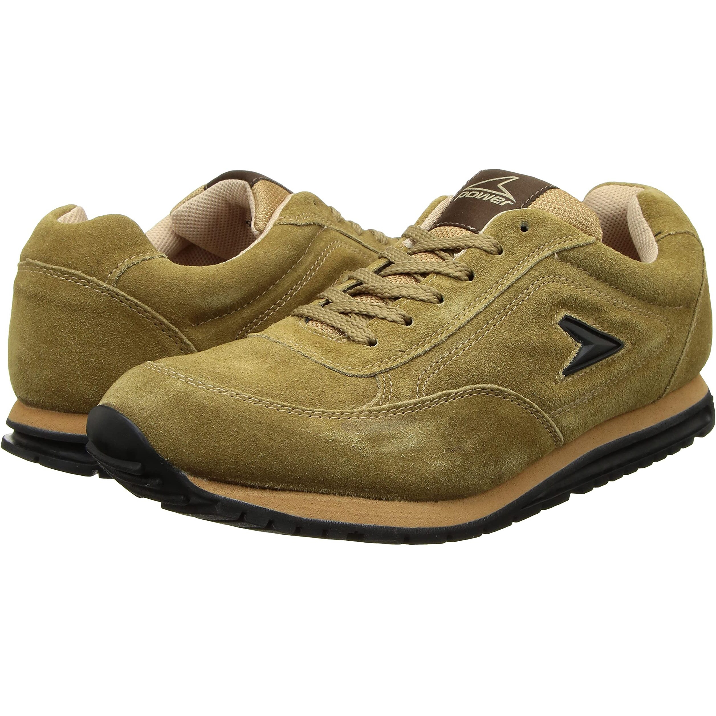 Power mens EXTREME LEATHER Beige Casual shoes - 11 UK (8338894)