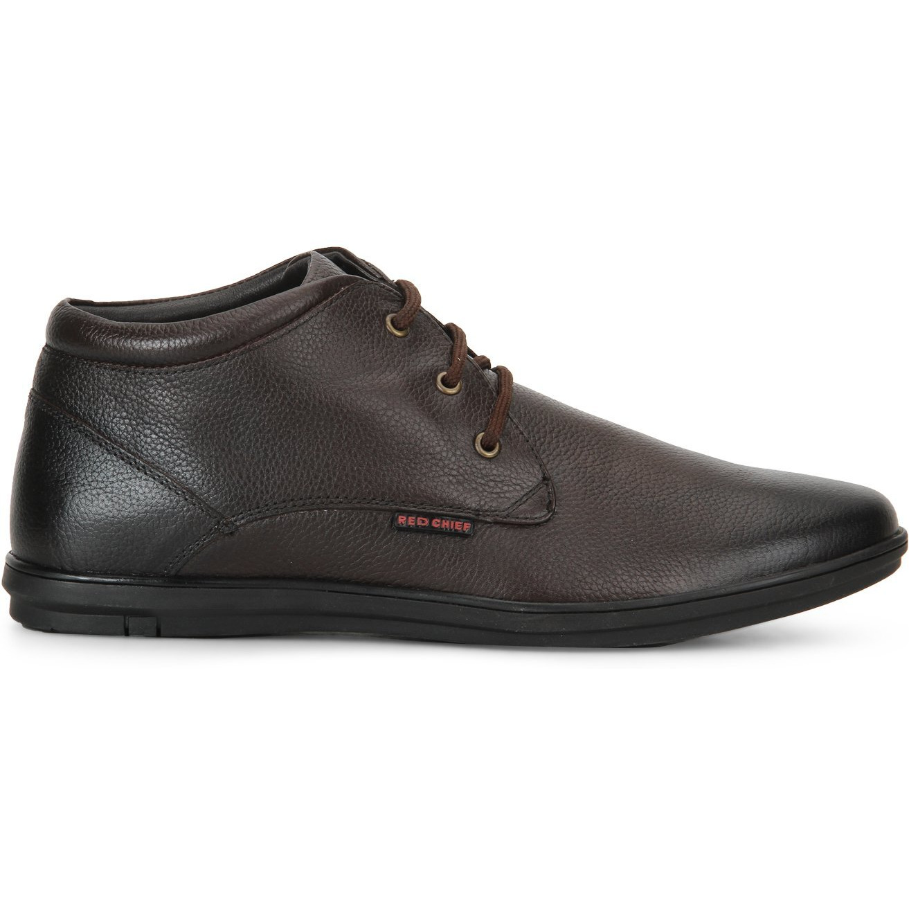 Red Chief Derby Lace Up | Men s Formal Shoes for Office | Rubber Sole | Brown |Size 7 UK | RC3467