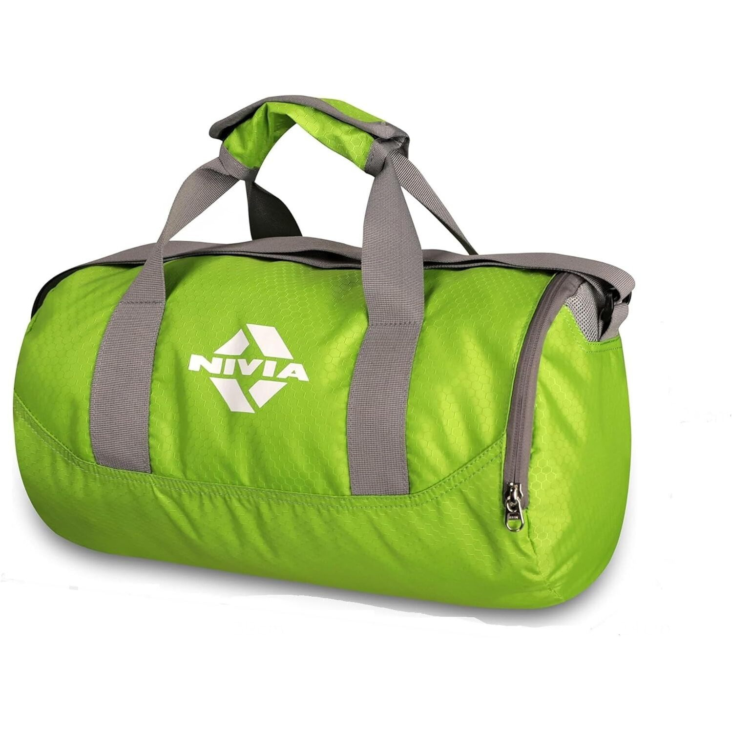 NIVIA Beast Gym Bag-4 Polyester/Unisex Gym Bags/Shoulder Bag for Men & Women with Separate Shoes Compartment/Carry Gym Accessories/Fitness Bag/Sports & Travel Bag/Sports Kit (Green)