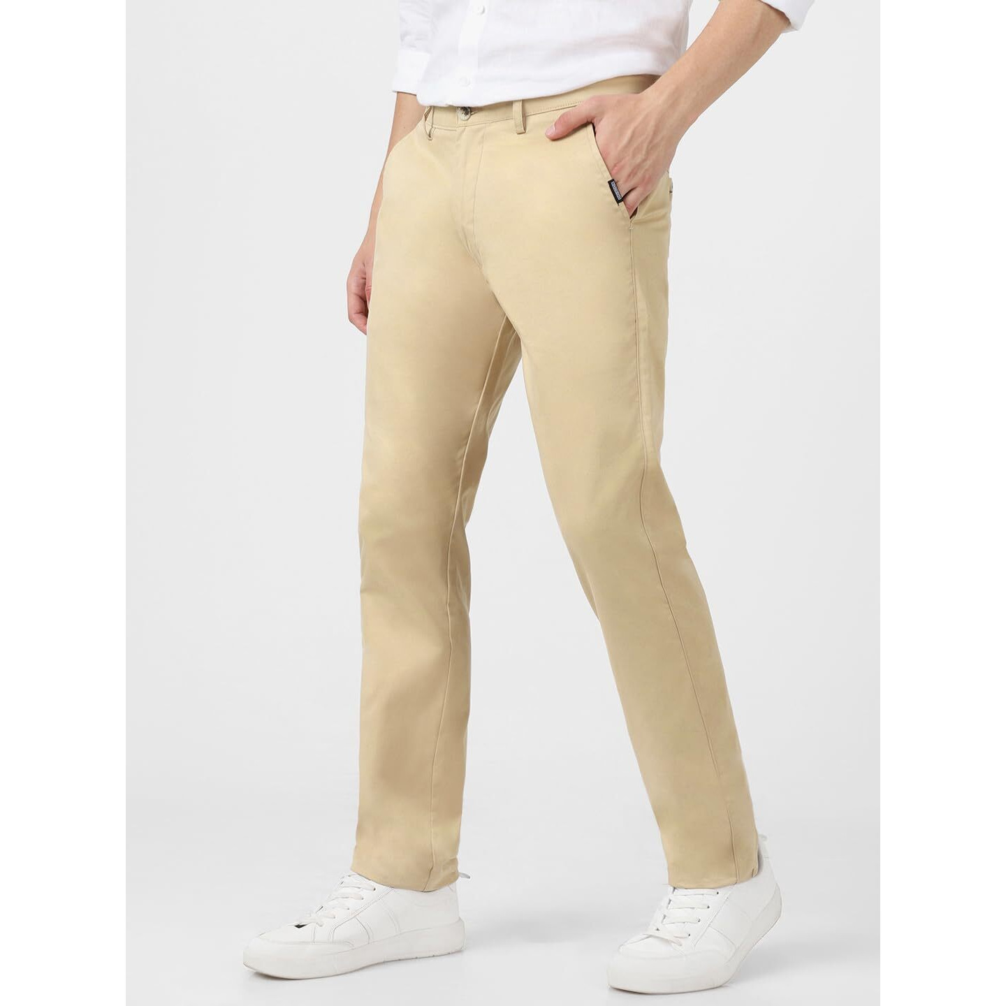 Urbano Fashion Men s Beige Cotton Slim Fit Casual Chinos Trousers Stretch (chino-beige-34-fba)