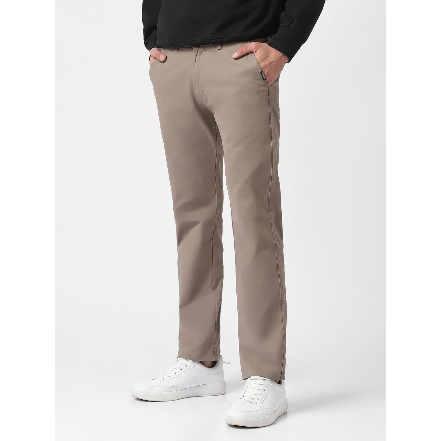 Urbano Fashion Men s Grey Cotton Slim Fit Casual Chinos Trousers Stretch (chino-grey-36-fba)