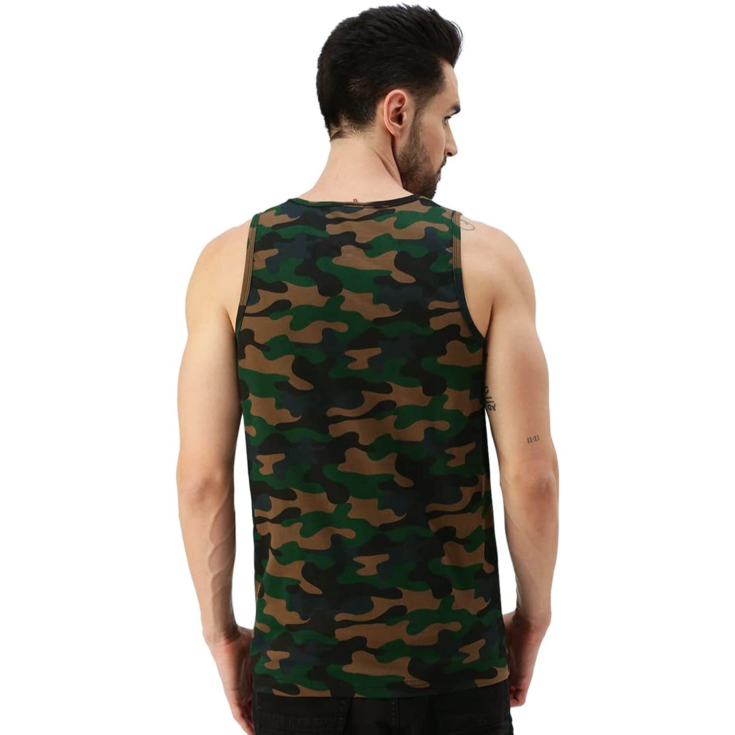 Veirdo Men Sleeveless Tshirt, Vest for Men, Cotton Sando for Gym, Cycling, Running, & Other Sports