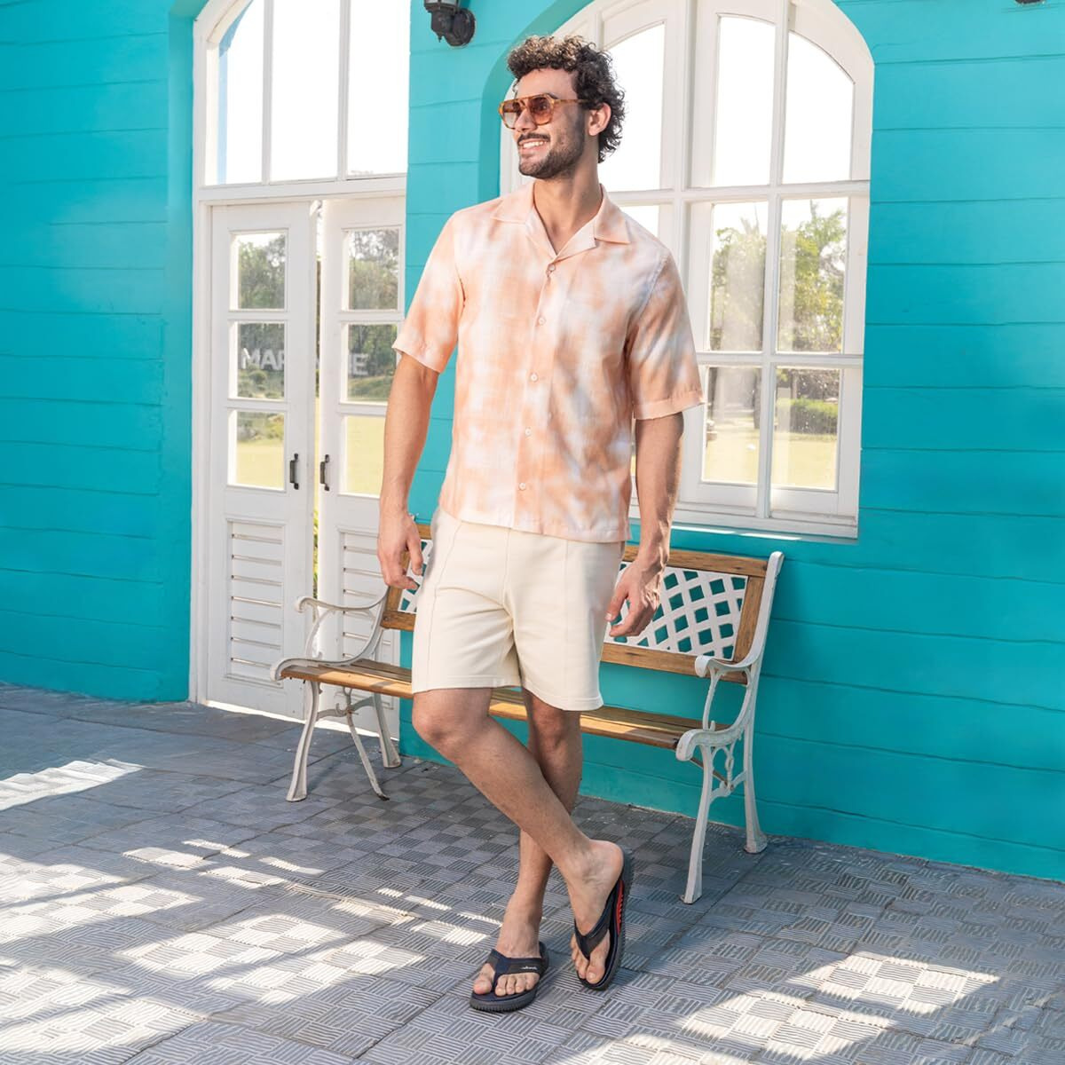 SOLETHREADS SKYCRUISER | Classy | Comfortable | Ultra-Light | Shock Absorbent | Water-resistant | Slippers | Flip Flops for Men|D.Navy|UK 7