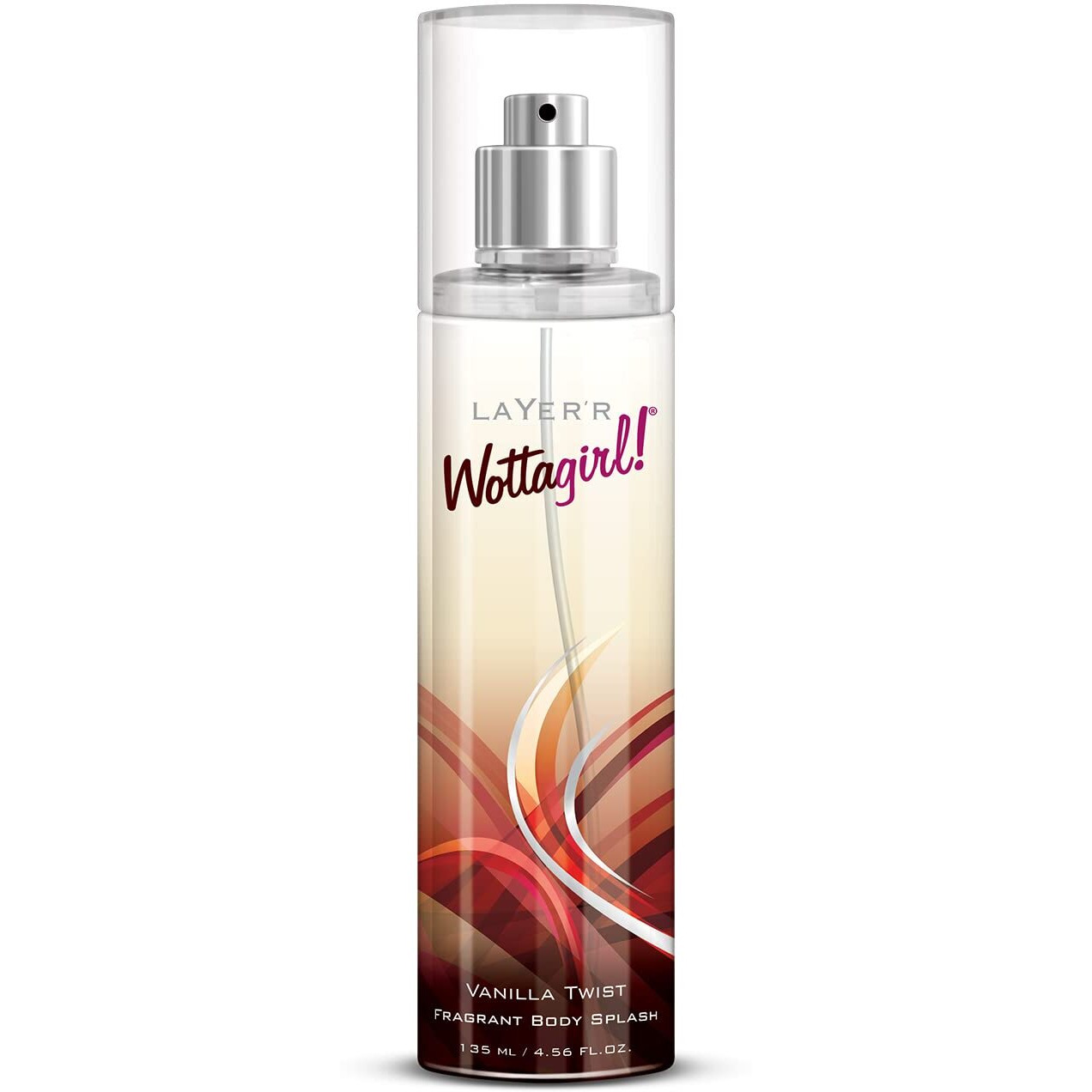Layer r Wottagirl Vanilla Twist Body Splash Spray For Women, 135Ml