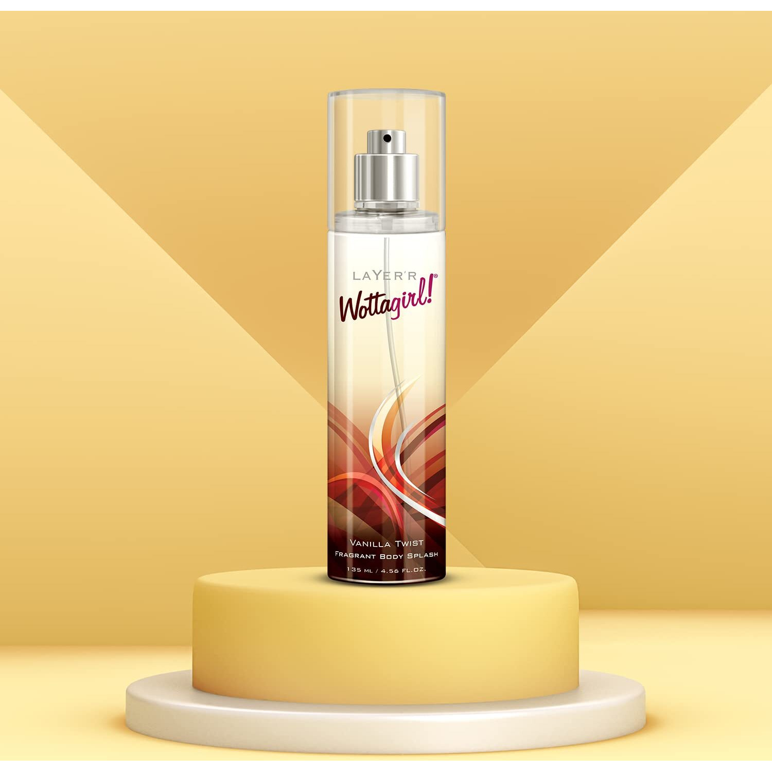Layer r Wottagirl Vanilla Twist Body Splash Spray For Women, 135Ml