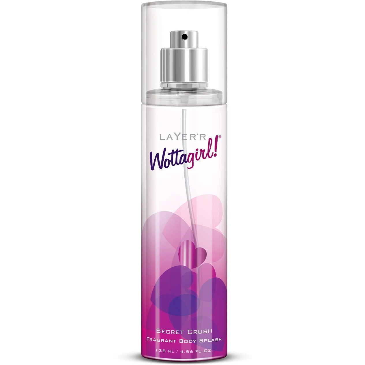 Layer r Wottagirl Secret Crush Body Splash Spray For Women, 135Ml