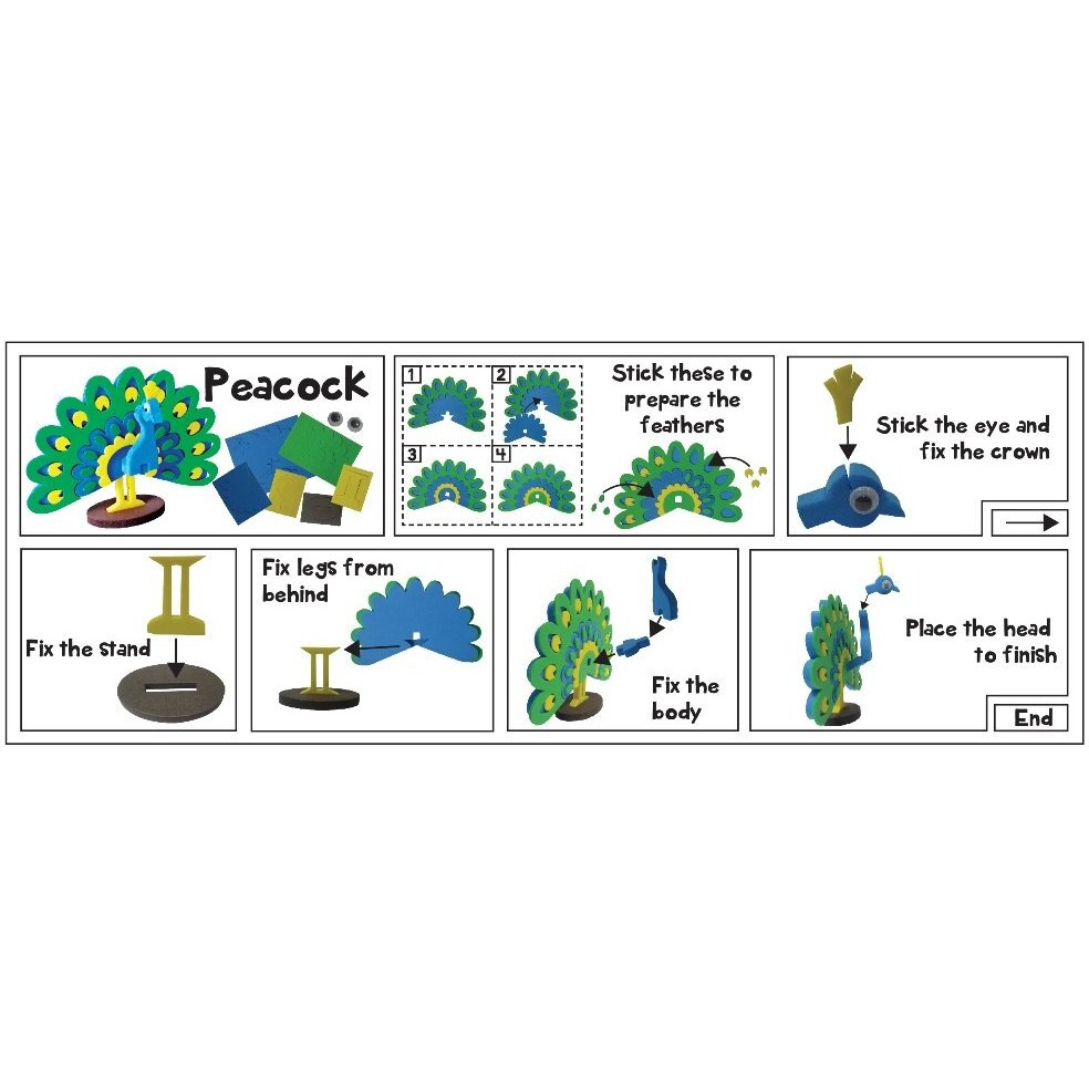 Imagimake Mapology Birds Around The World | Make 13 Miniature Models| 3D Puzzle for Kids | Birthday Gift for Girls & Boys | Educational Toys for 5,6,7,8,9 Years