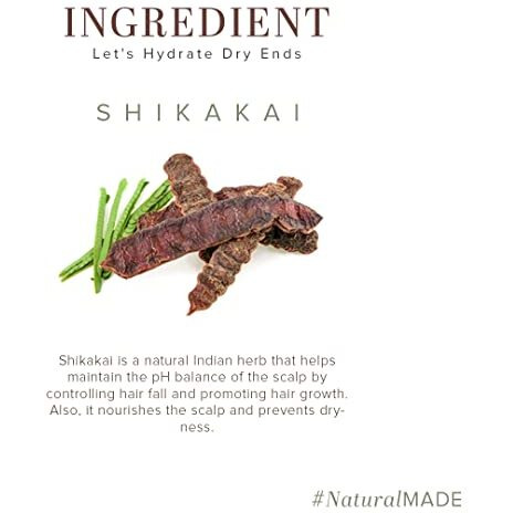 Khadi Natural Shikakai Shampoo for Cleaning Hair | Natural Hair Cleanser with Shikakai | Nourishing Shampoo for Healthy Hair | Suitable for All Hair Types 210ml