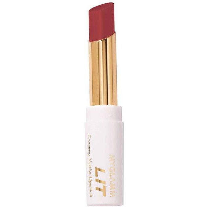 MyGlamm LIT Creamy Matte Lipstick-Manhattan (Pink)- 3.7gm |Creamy Matte Lipstick | Long-lasting & Smudge-Proof | Vegan & Cruelty-Free