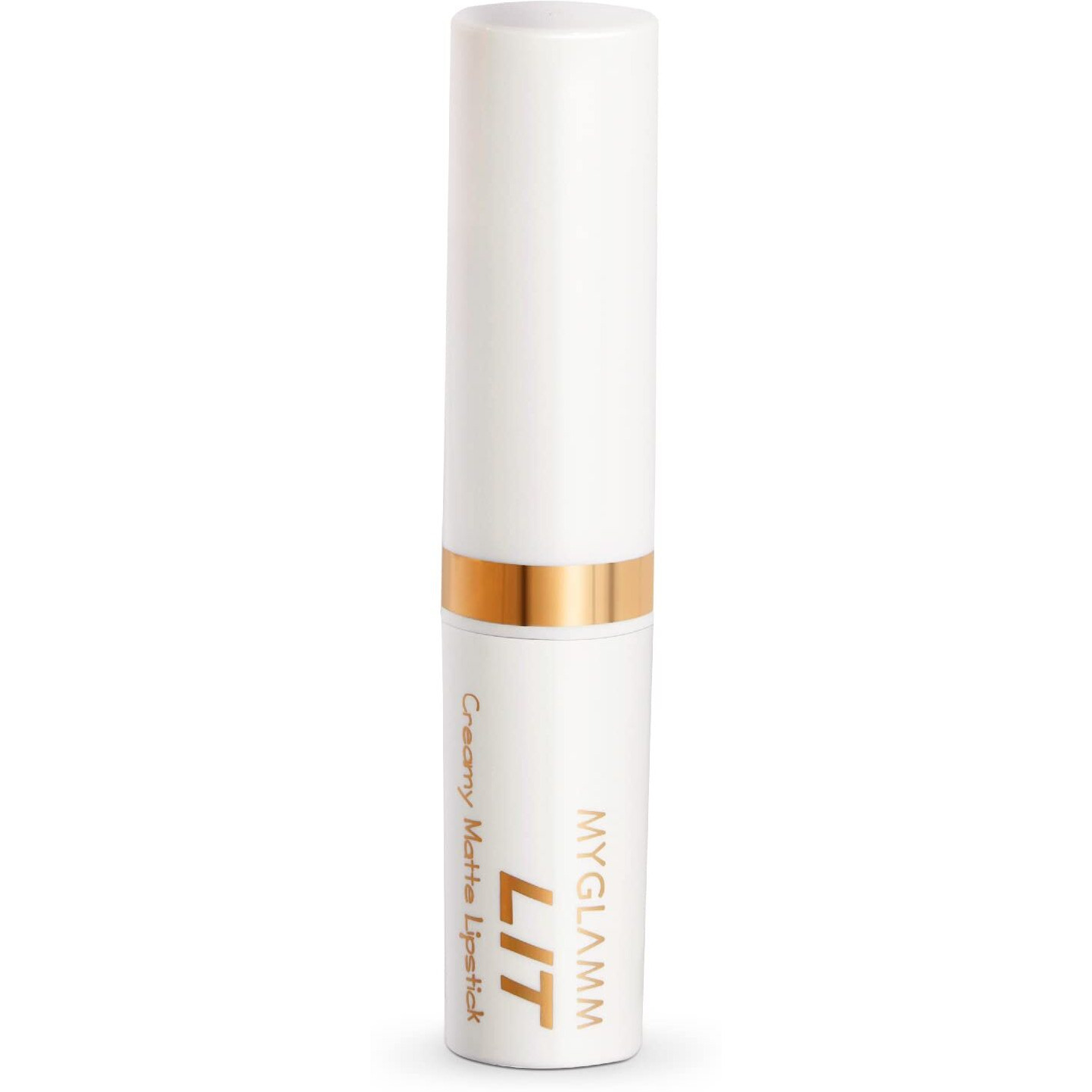 MyGlamm LIT Creamy Matte Lipstick-Appletini (Red)- 3.7gm |Creamy Matte Lipstick | Long-lasting & Smudge-Proof | Vegan & Cruelty-Free