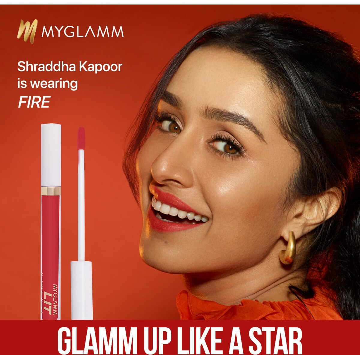 MyGlamm LIT Liquid Matte Lipstick-Boo (Pink)-3 ml | With Moringa Oil | 12HR Long-lasting Lipstick | Cruelty-Free Matte Lipstick