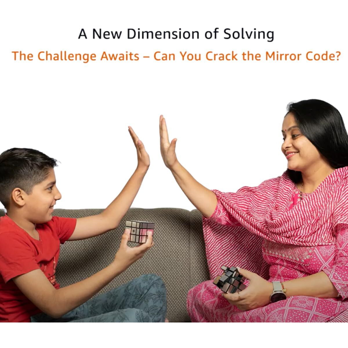 Cubelelo Drift 3x3 Mirror (Silver) Magic Speed Cube | Shape Shifter Cube | Speedy Stress Buster Brainstorming Puzzle | Ideal for Kids & Adults | High-Performance Bump Cube