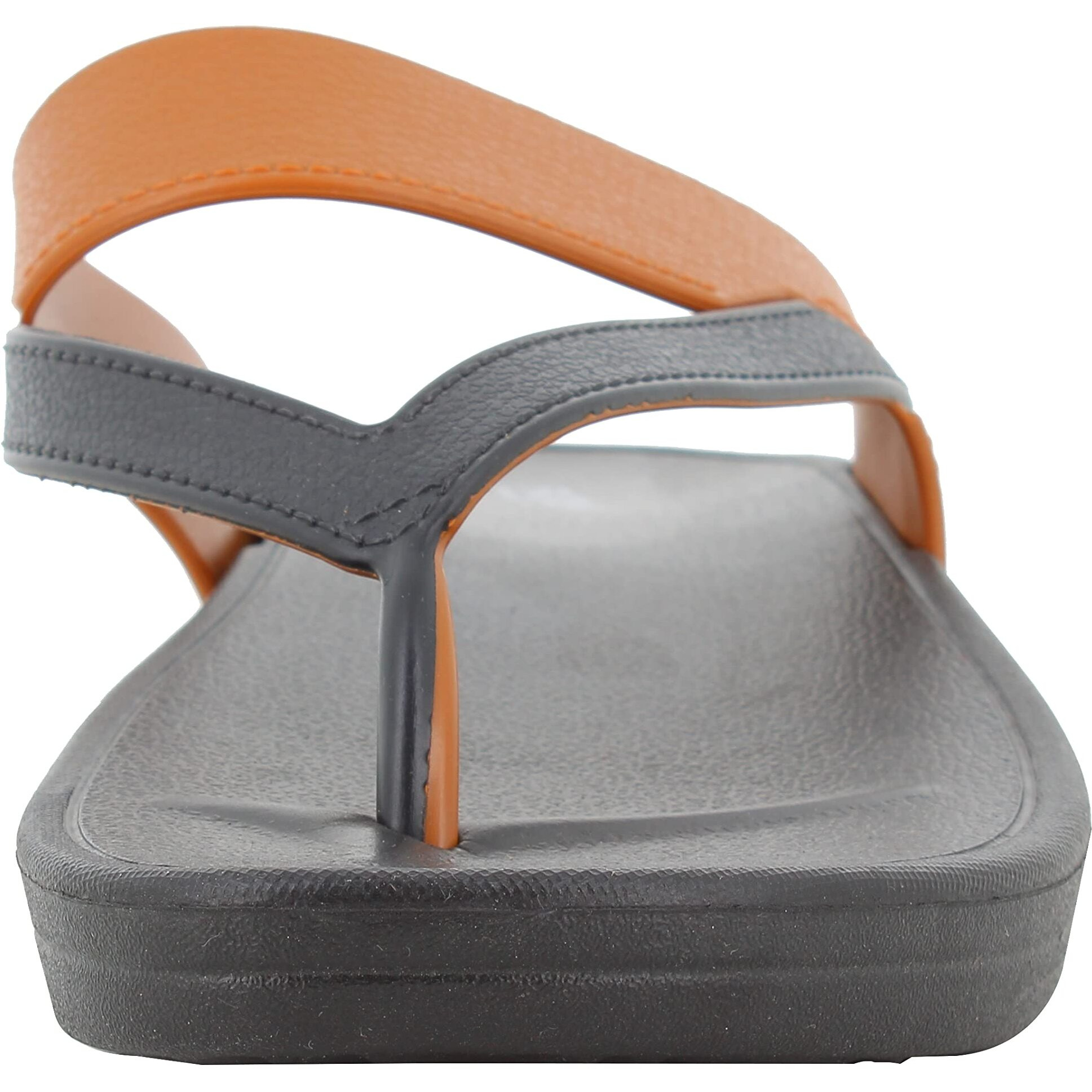 FLITE womens FL0400L Black Tan Flip-Flop - 4 UK (FL0400L)