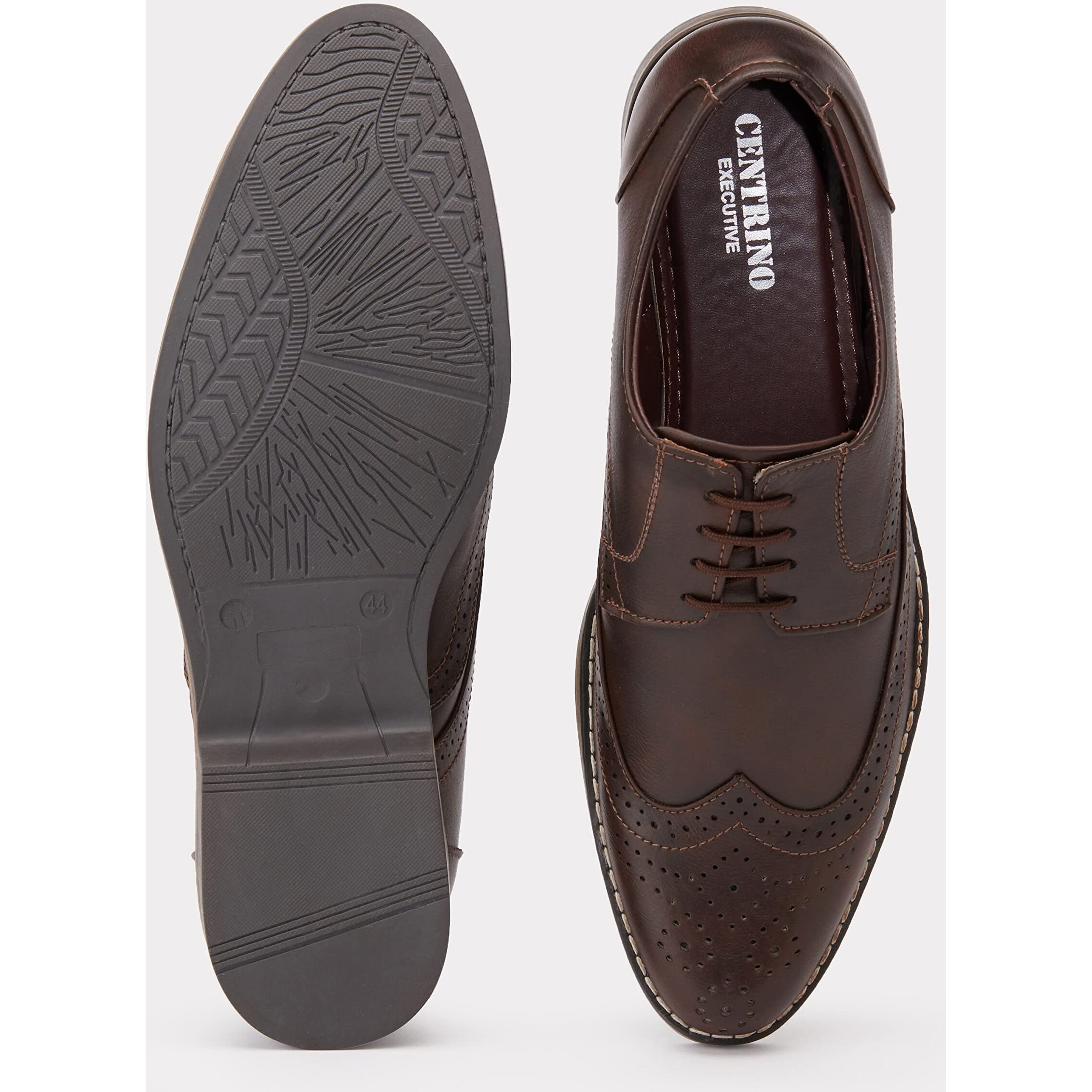 Centrino Men s Brown Formal Shoes-10 UK/India (44 EU) (1421-002)