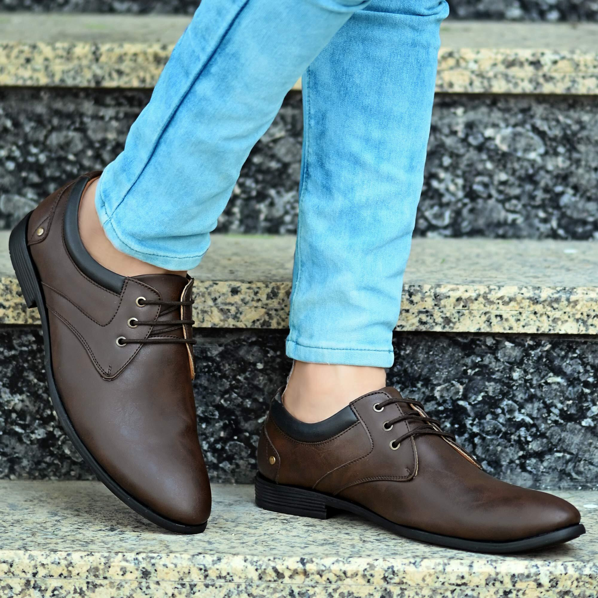 Centrino Men s 7956 Brown Formal Shoes_6 UK UK (3380-01)