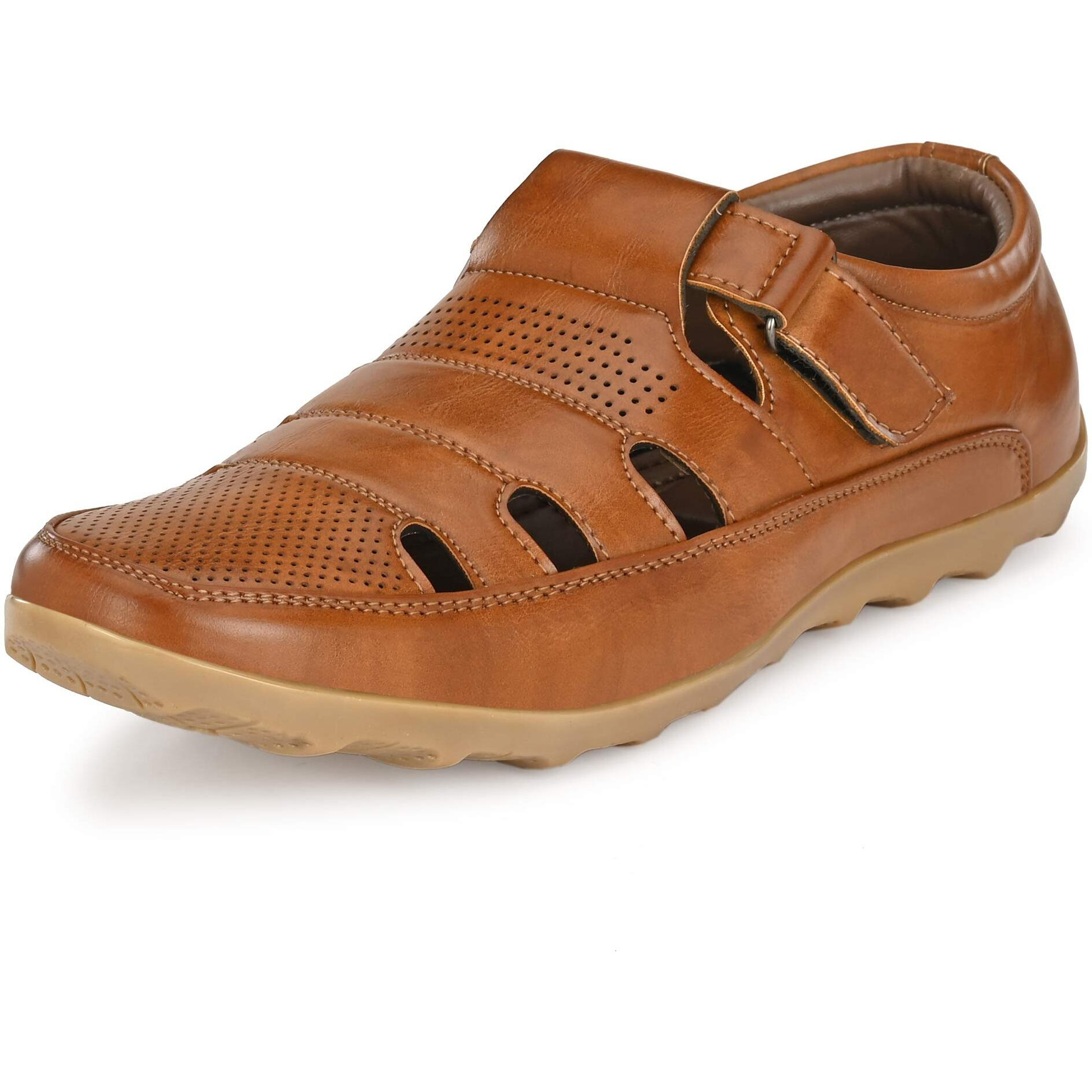 Centrino Men s Tan Fisherman Sandal-10 Kids UK (2340)