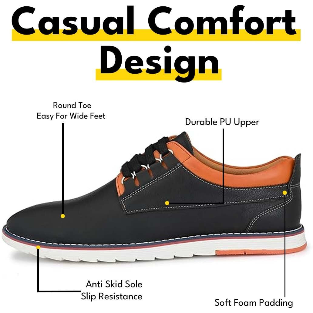Centrino Men s 3323 Black Sneakers-6 UK (40 EU) (7 US) (5505-1)