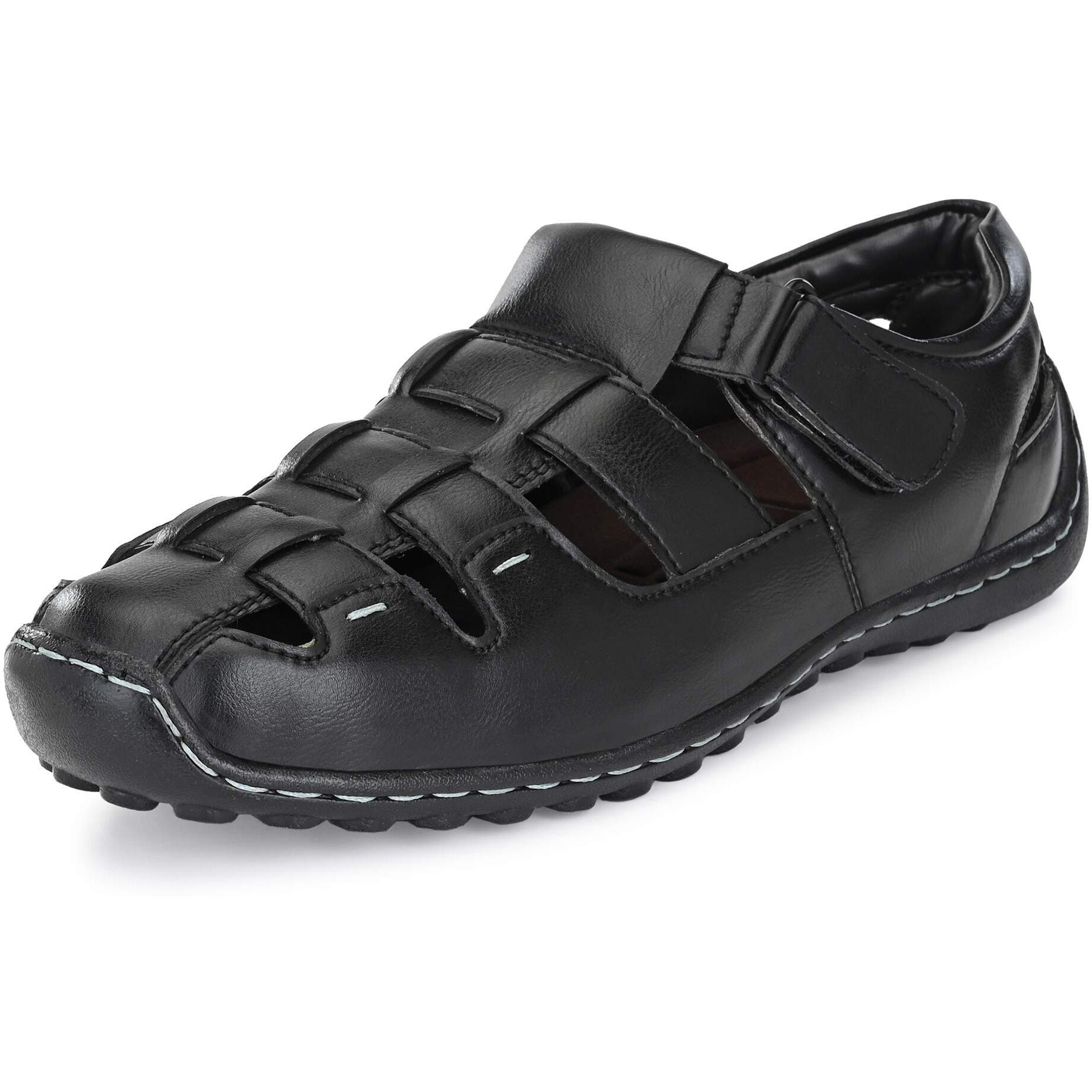 Centrino Men s 6114 Black Fisherman Sandals_11 UK (6114-02)