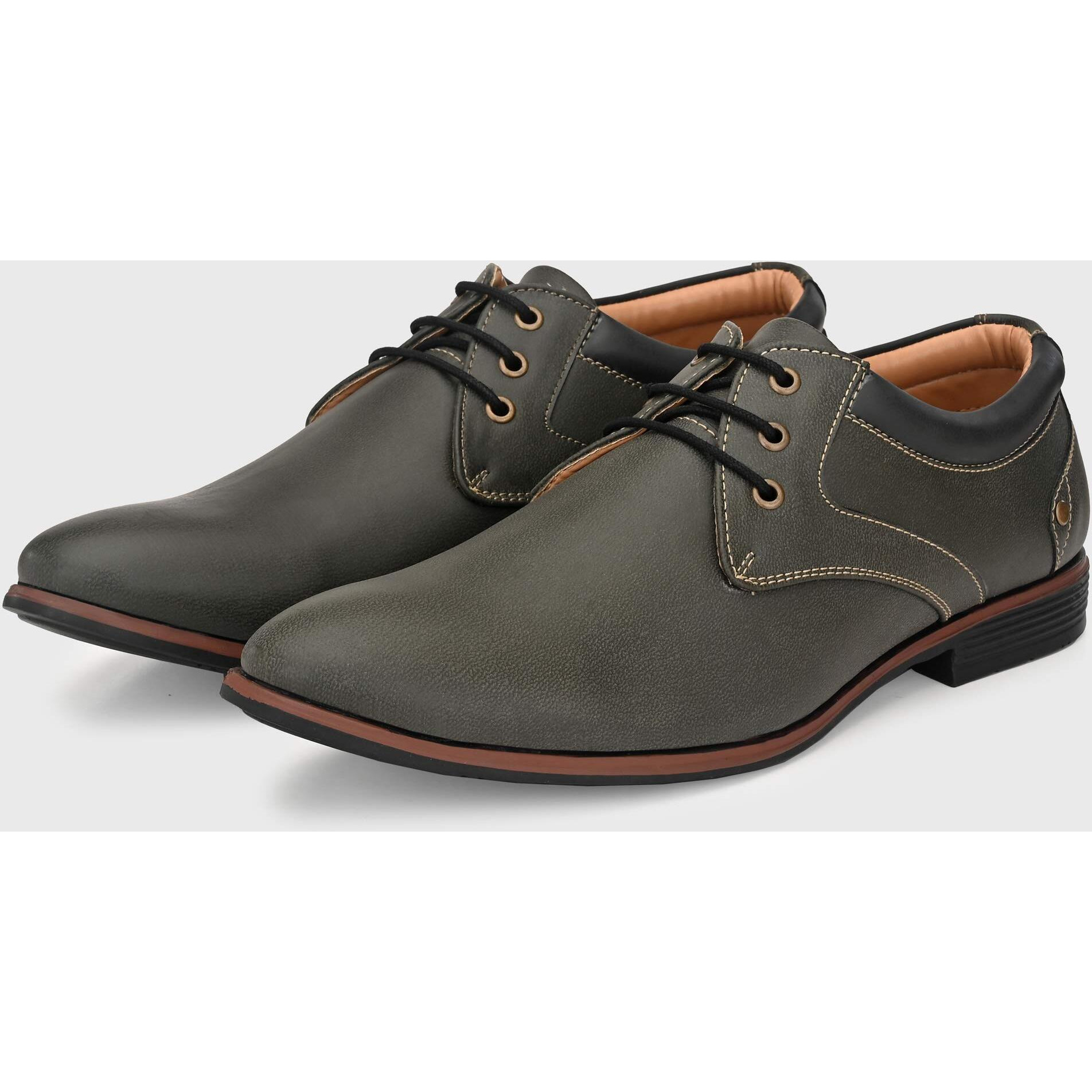 Centrino Men s 7956 Olive Formal Shoes_6 UK (7956-07)
