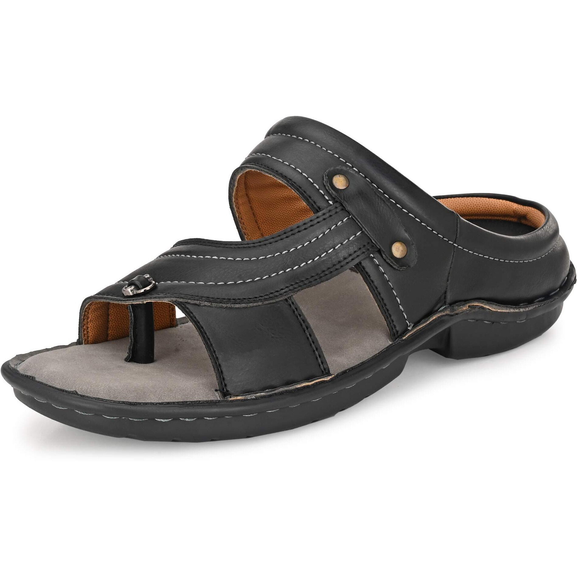 Centrino Men s 5951 Black Sandal_8 UK (5951-01)
