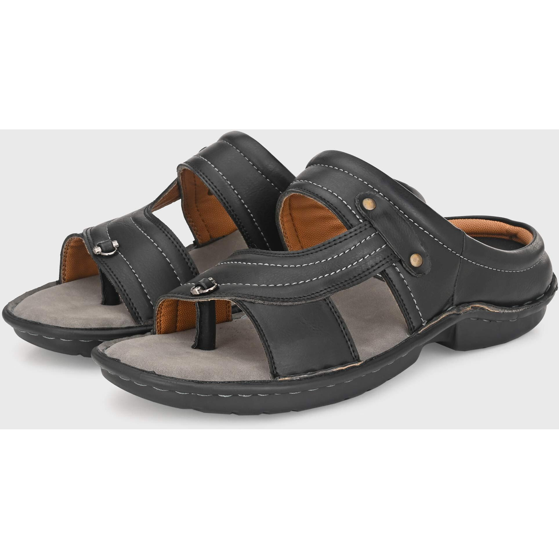 Centrino Men s 5951 Black Sandal_8 UK (5951-01)