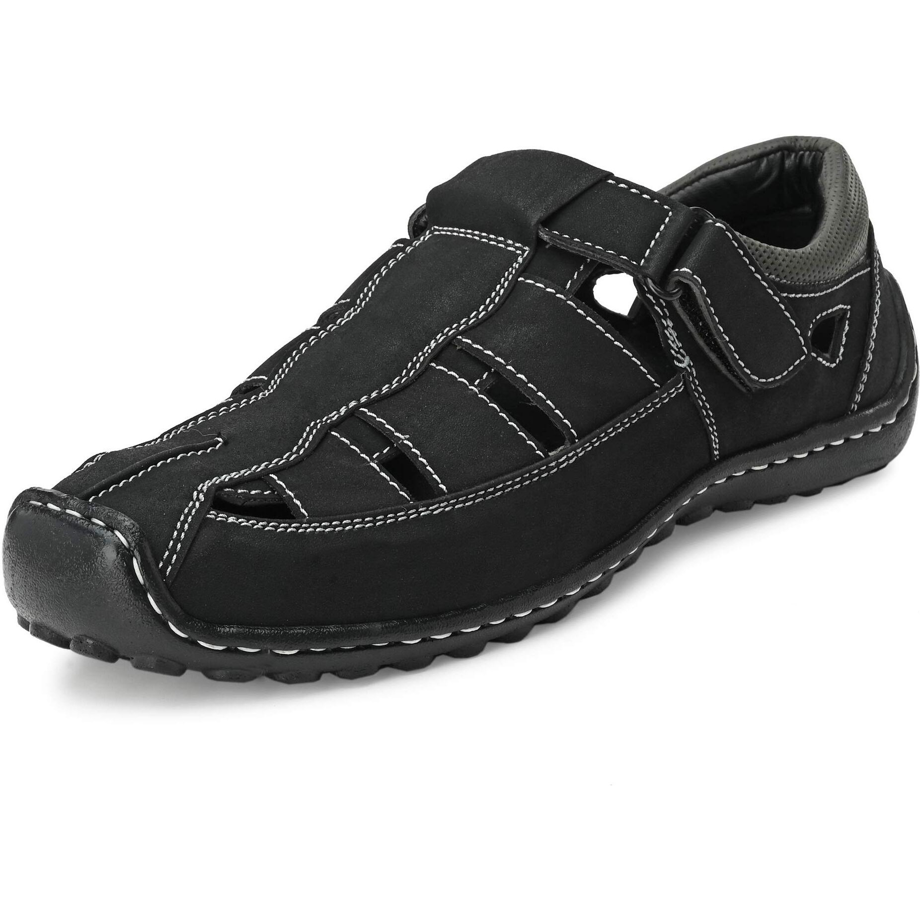 Centrino Men s 6113 Black Fisherman Sandals_11 UK (6113-6)