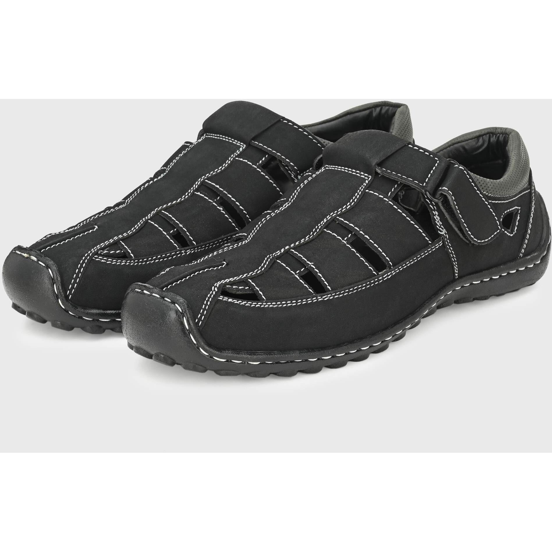 Centrino Men s 6113 Black Fisherman Sandals_11 UK (6113-6)