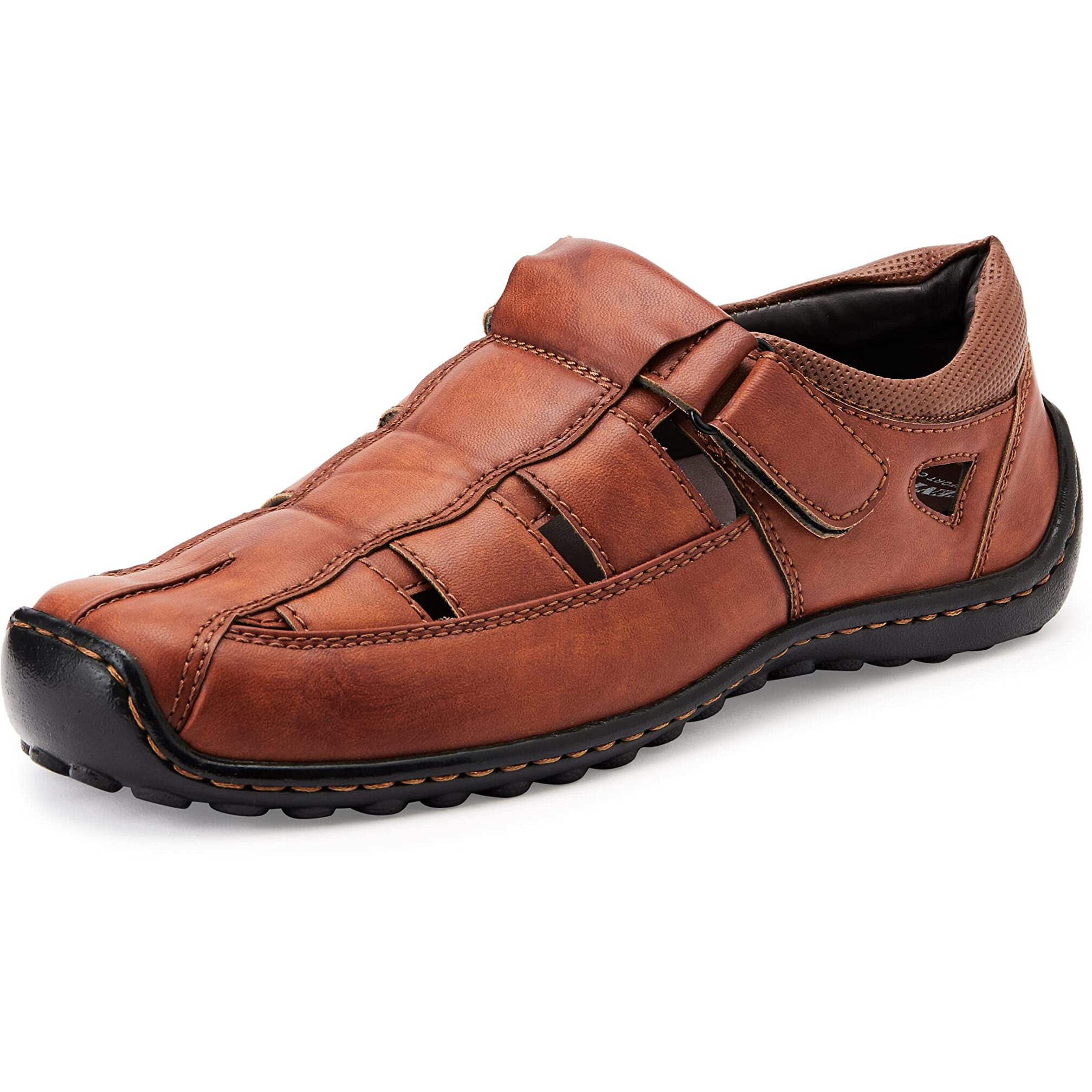 Centrino Men s 6113 D Tan Fisherman Sandals_10 UK (6113-7)