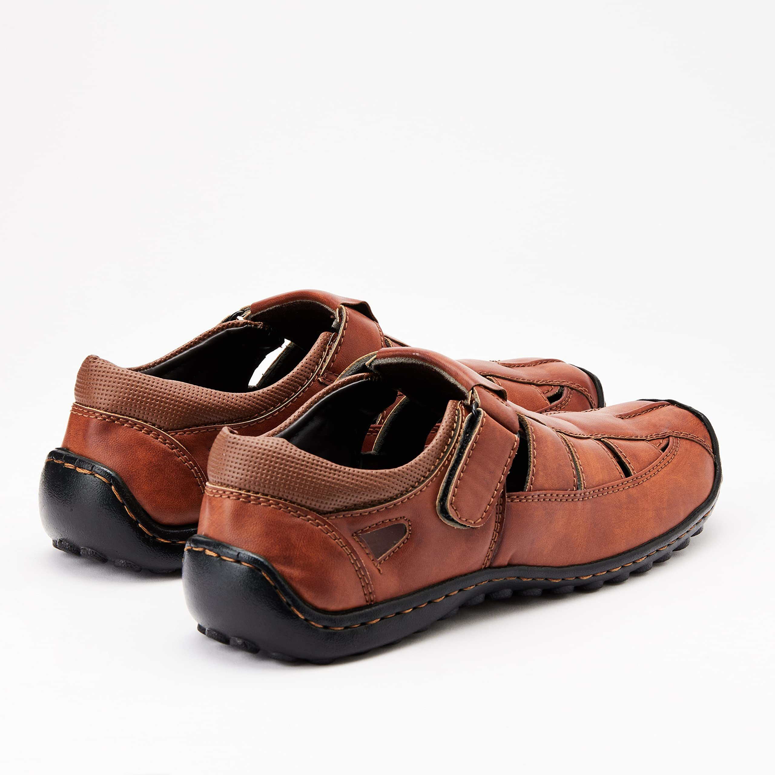 Centrino Men s 6113 D Tan Fisherman Sandals_10 UK (6113-7)