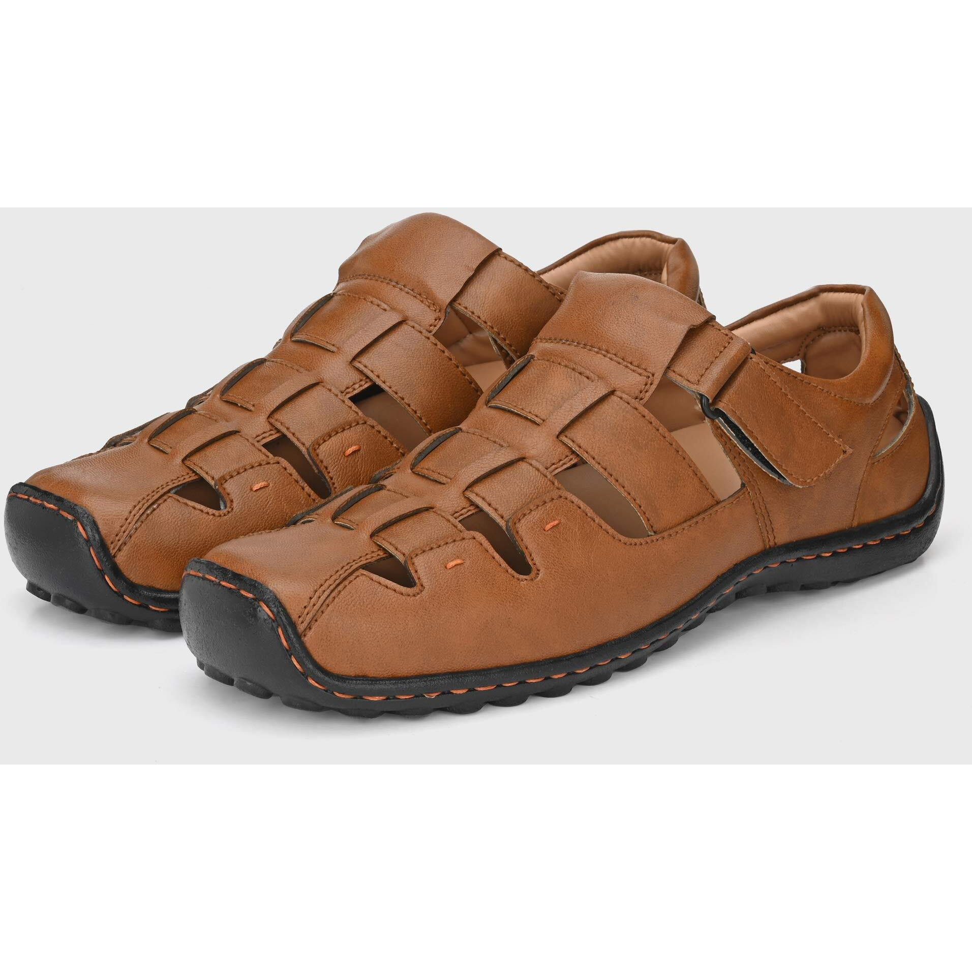 Centrino Men s 6114 D Tan Fisherman Sandals_7 UK (6114-7)